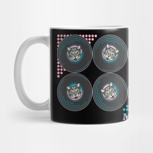 Retro Meowsik-Cat and Music lovers- Mug